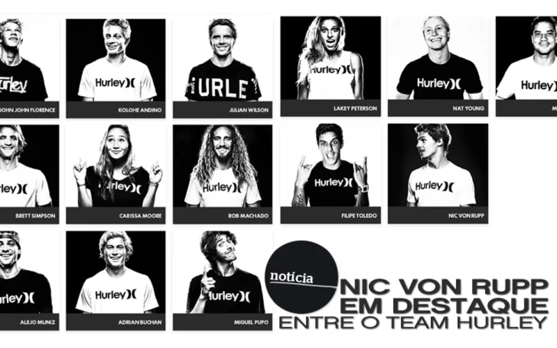 Hurley with Nic von Rupp