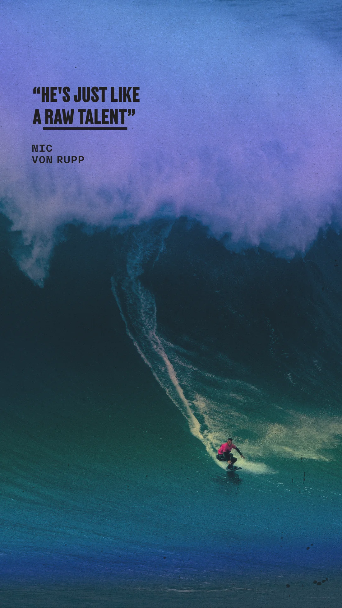 Wave of his life · Mullaghmore